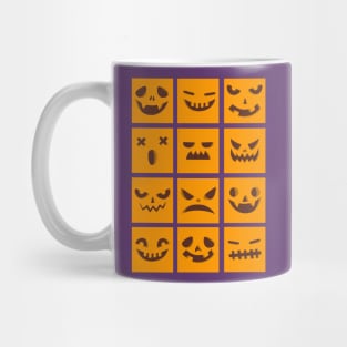 Halloween - Pumpkin Faces Mug
